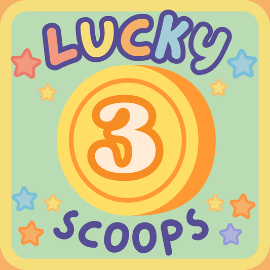Three Lucky Scoops - Lucky Star Scoops